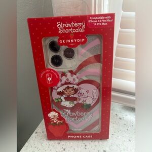 Skinny Dip London Strawberry Shortcake Pink Phone Case for iPhone 13/14 Pro Max